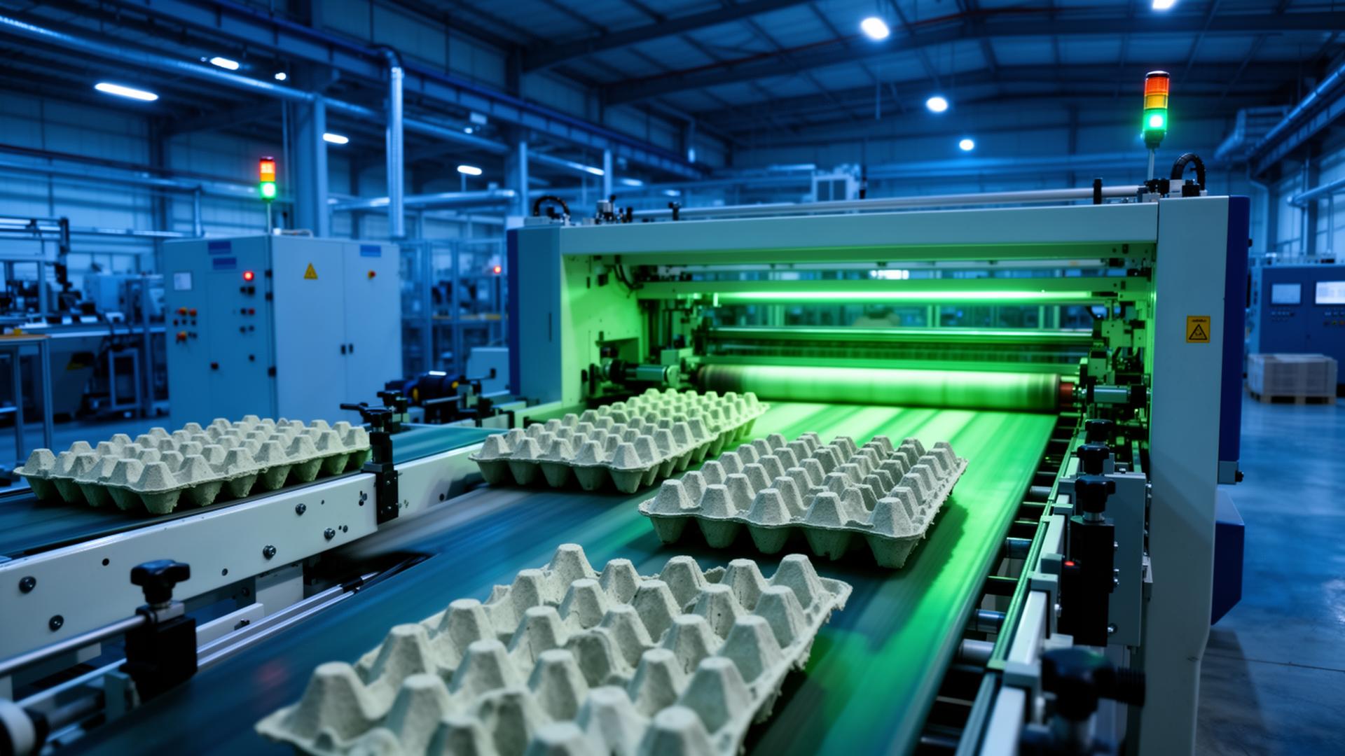 Pulp molding manufacturing facility